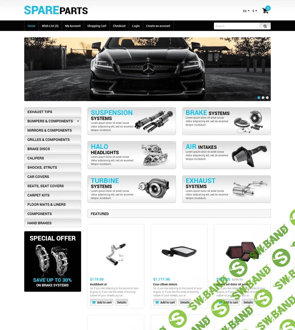 [templatemonster] Auto Store OpenCart Template