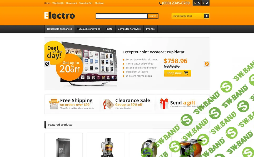 [templatemonster] Responsive Responsive Electro Store