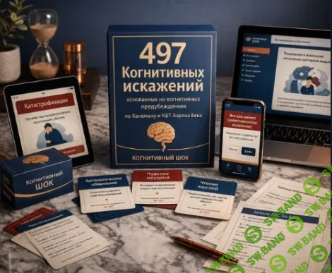 [Терапевты будущего] 497 ментальных конфронтаций на основе когнитивных искажений Канемана и КПТ Аарона Бека (2026)