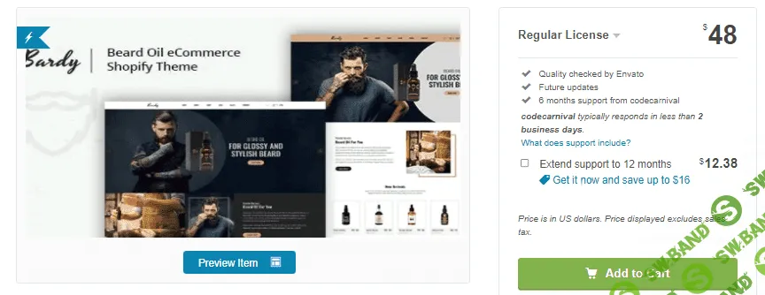 [themeforest] Bardy v2.2.1 - Beard Oil Shopify Theme (2021)