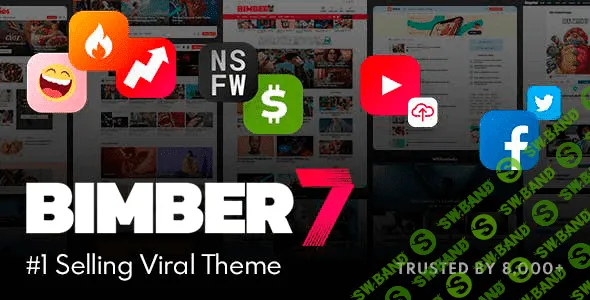 [ThemeForest] Bimber 7.0.3 Nulled с демоданными - Универсальный шаблон для Wordpress