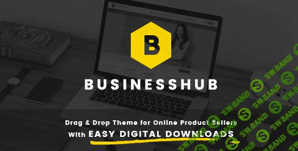 [themeforest] Business Hub v1.1.4 - шаблон WordPress для интернет-магазина цифровых товаров
