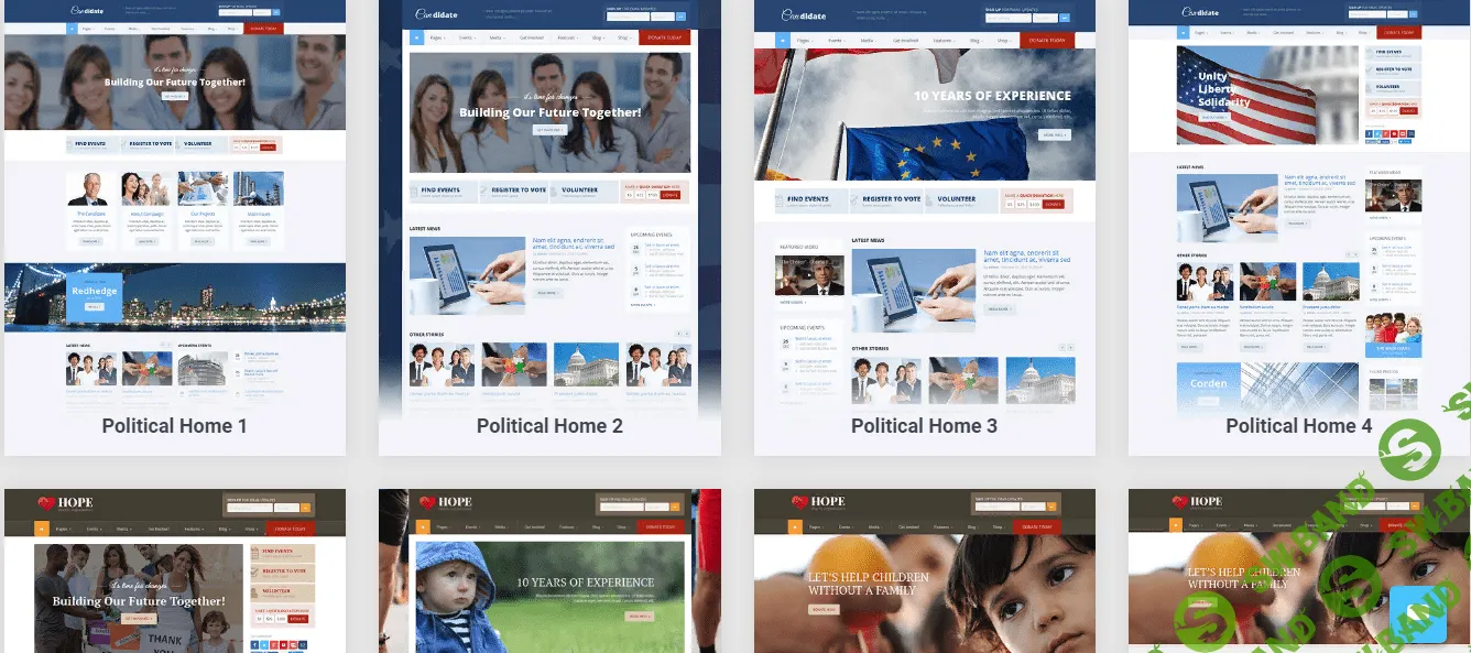 [themeforest] Candidate v5.0 - некоммерческий шаблон WordPress
