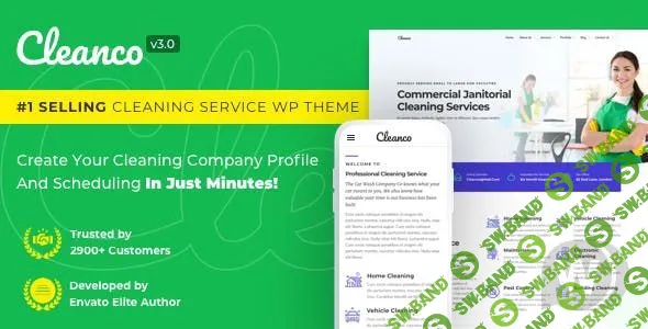 [ThemeForest] Cleanco v3.1.0 - шаблон клининговой компании Wordpress