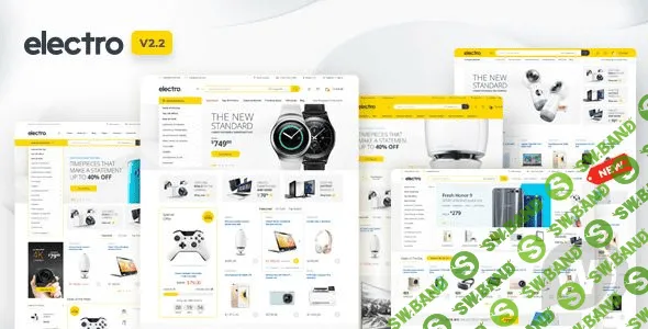 [ThemeForest] Electro v2.4.1 – шаблон магазина цифровых товаров WordPress + Файлы перевода на русский язык