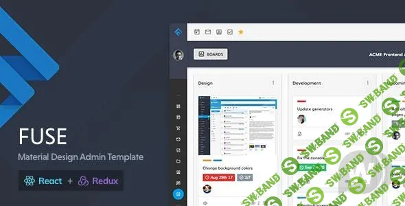 [ThemeForest] Fuse React v3.0.0 - шаблон админ-панели в стиле Material Design
