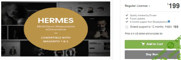 [themeforest] Hermes v1.4 - Multi-Purpose Premium Responsive Magento 2 & 1 Theme (2021)