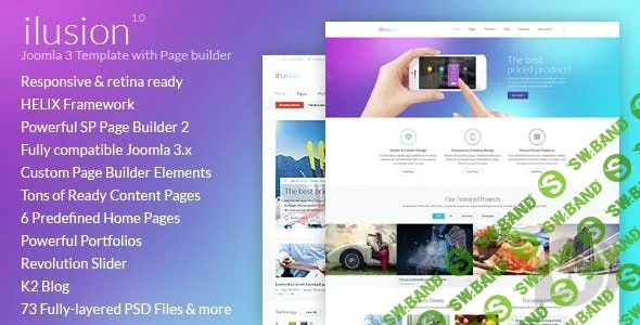 [ThemeForest] ilusion v1.0 - универсальный Joomla шаблон