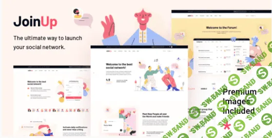 [Themeforest] Join Up v1.0 NULLED - тема сообщества BuddyPress (2021)