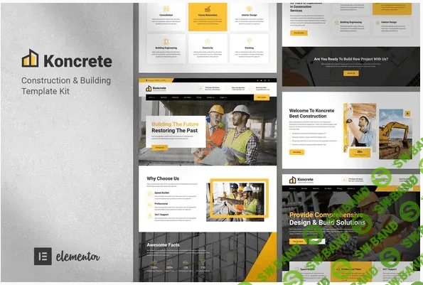 [Themeforest] Koncrete - Construction & Building Template Kit