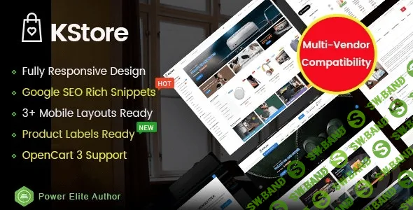 [Themeforest] KStore v1.0.0 - многофункциональная тема OpenCart 3 Hi-Tech