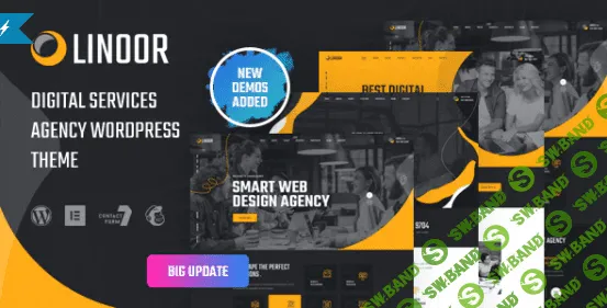 [Themeforest] Linoor v1.4.2 - тема WordPress для цифровых агентств (2021)