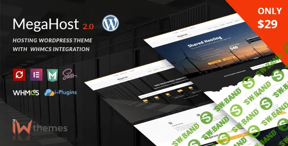 [themeforest] Megahost v1.7 – премиум тема для хостингов