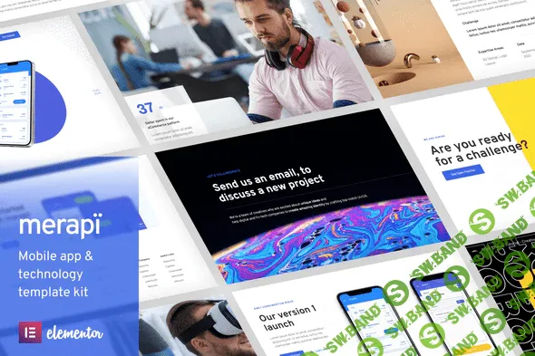 [Themeforest] Merapi - Mobile App & Technology Template Kit