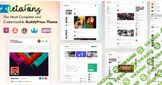[Themeforest] MetaFans v1.1.1 - тема для сообщества и социальной сети BuddyPress (2021)