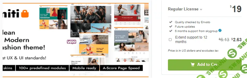 [themeforest] Miti v1.0.2 - Elementor WooCommerce WordPress тема (2021)