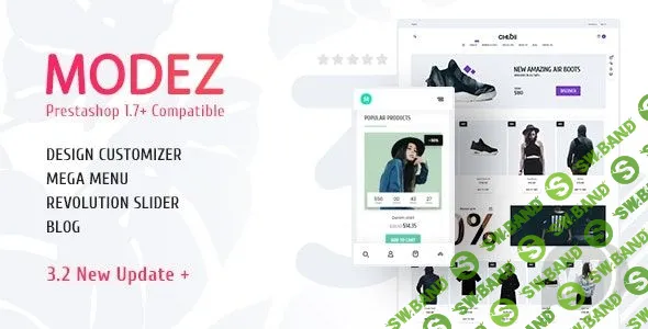 [ThemeForest] MODEZ v3.3 - премиум тема Prestashop 1.7, 1.6
