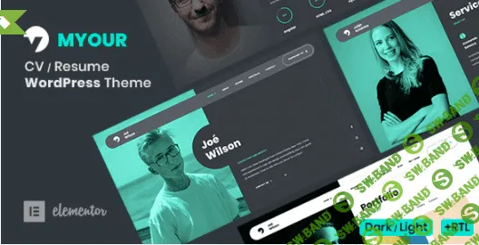 [themeforest] Myour v1.2.9 - тема резюме WordPress (2021)
