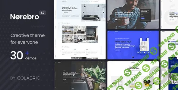 [ThemeForest] Norebro v1.3.3 - творческий шаблон WordPress