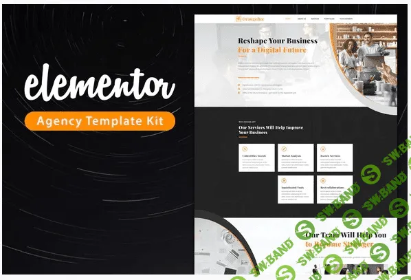 [Themeforest] OrangeBee - Agency Template Kit