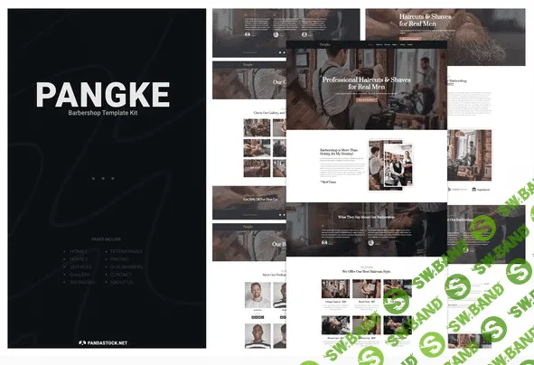 [Themeforest] Pangke - Barbershop Template Kit