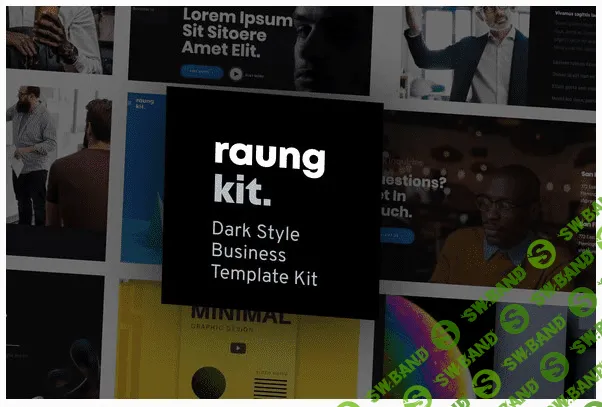 [Themeforest] Raung - Dark Style Business Template Kit