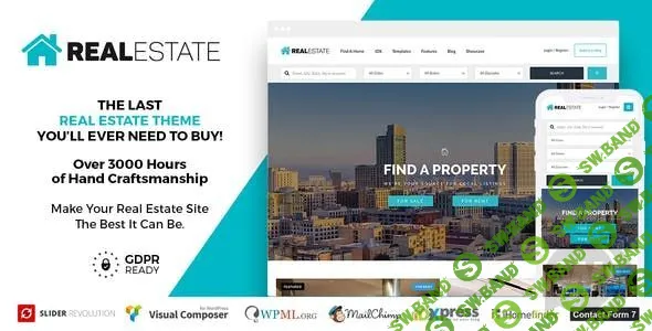 [ThemeForest] Real Estate 7 v2.9.2 - шаблон недвижимости WordPress