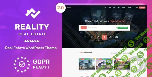 [ThemeForest] Reality v2.3.0 - шаблон сайта недвижимости WordPress