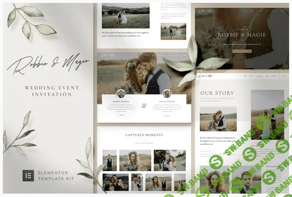 [Themeforest] Robbie & Magie – Wedding Event Invitation Elementor Template Kit