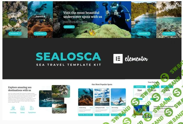 [Themeforest] Sealosca - Sea Adventure Travel Template Kit