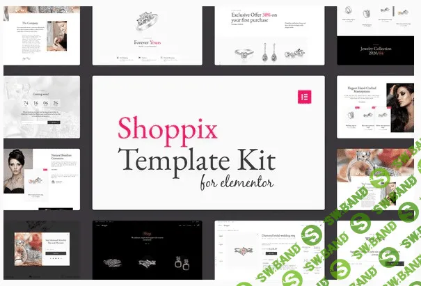 [Themeforest] Shoppix - Luxury & Jewellery Shop Elementor Template Kit