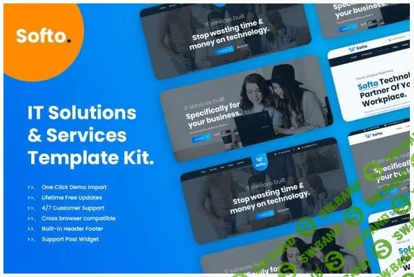 [Themeforest] Softo IT Solutions & Business Elementor Template Kit