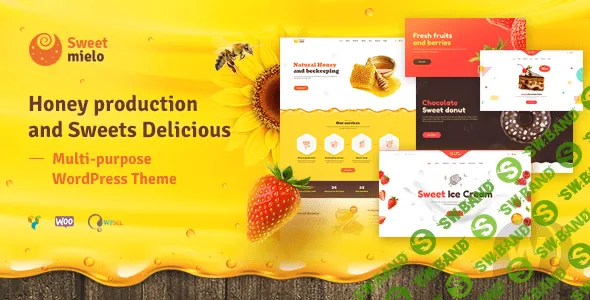 [ThemeForest] SweetMielo v1.6.0 - «вкусная» тема WordPress