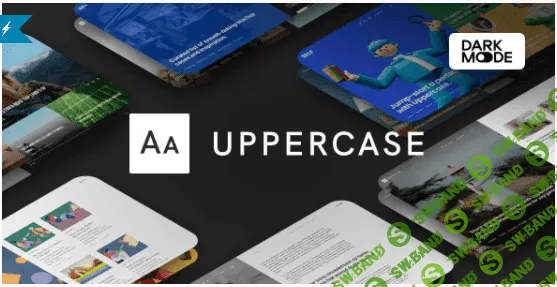 [Themeforest] Uppercase v1.0.8 NULLED - тема для блога WordPress с темным режимом (2021)