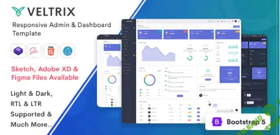 [Themeforest] Veltrix v4.0.0 - Admin & Dashboard Template (2021)
