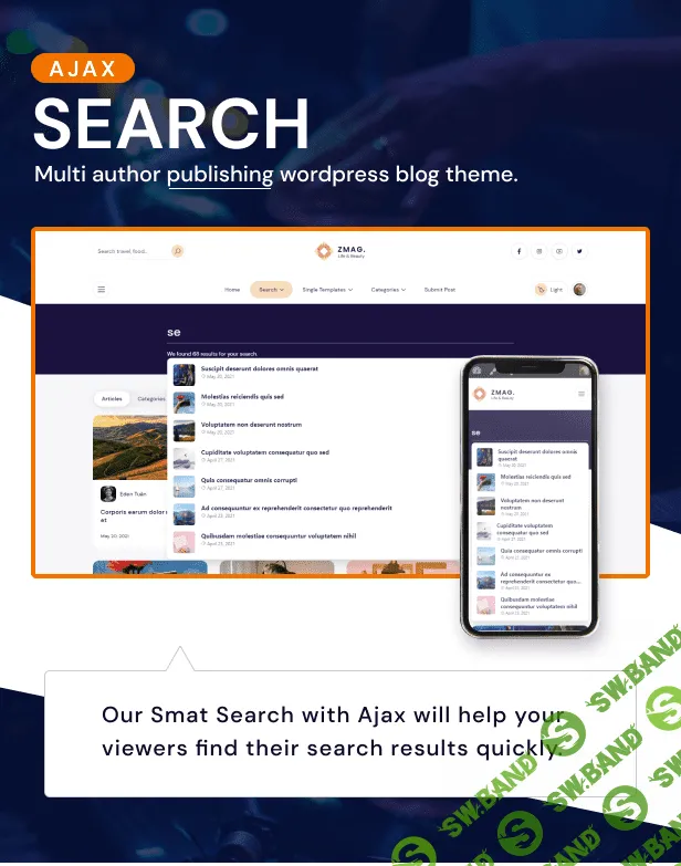 [themeforest] Zimac v1.0 - тема WordPress для мультипостинга новостей (2021)