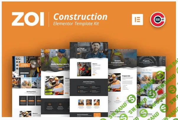 [Themeforest] ZOI - Construction Template Kit