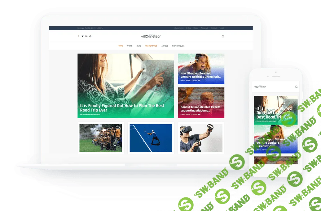 [Themexpert] TX Meteor v2.0.0 - новостной шаблон Joomla