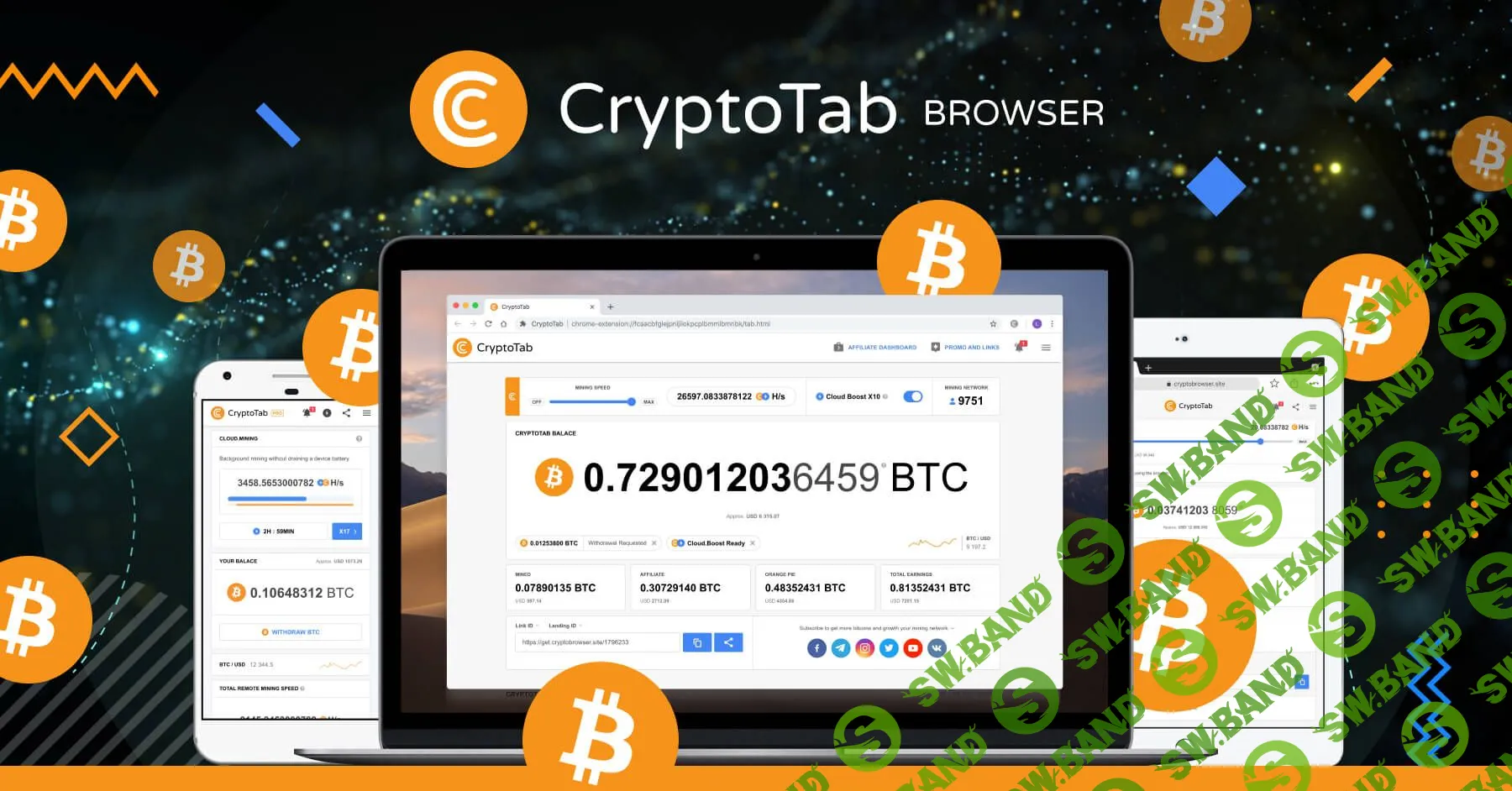 [tidepuff] Зарабатывайте Биткойны на своем Android-устройстве и не только