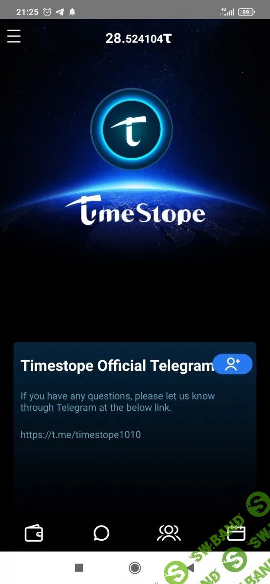 TimeStope.ru - майнинг новой криптовалюты Тайм Стоп на телефоне