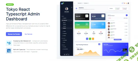 [tokyo.bloomui] Tokyo React Typescript Admin Dashboard v3.0 (2022)