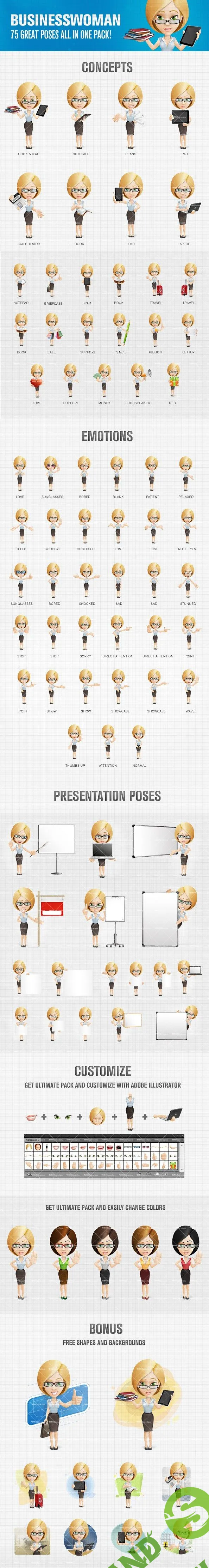 [tooncharacters] Три красивых девушки для вашего бизнеса