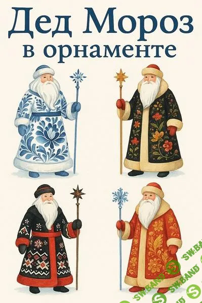 [toyidea] Дед Мороз в орнаменте. 4 части. Доступ к артбуку (2025)