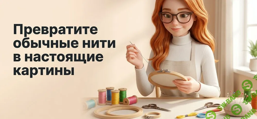 [TutorPlace, Анастасия Лобарева] Вышивание гладью (2026)