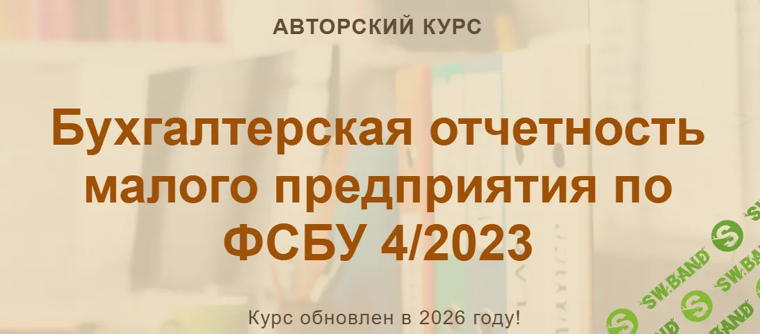 [учетбеззабот, Ольга Шулова, Валентина Власенко] Бухгалтерская отчетность малого предприятия (2026)