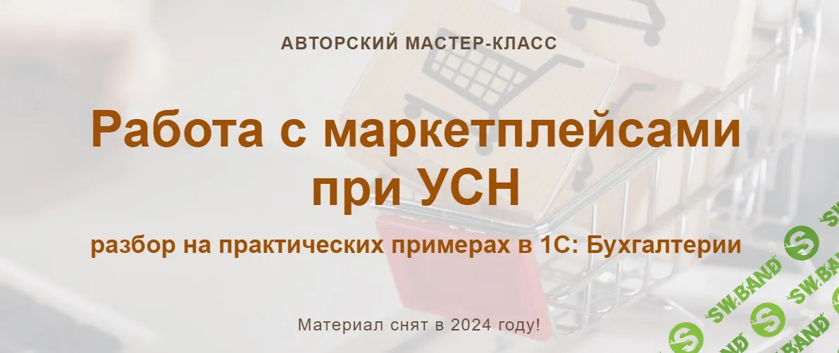 [учетбеззабот.рф] Работа с маркетплейсами при УСН. Текстовый конспект (2024)