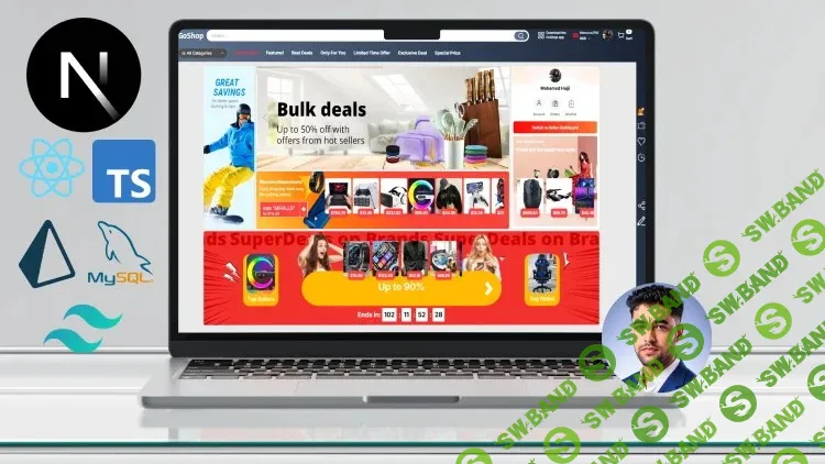 [Udemy, Mohamed Hajji] Создание и развёртывание мультивендорного коммерческого вебсайта на Next.js 2025 (2025)