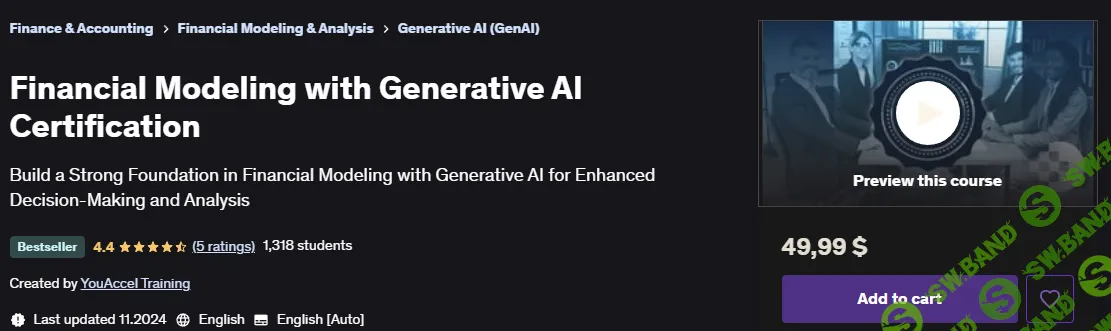 [Udemy] Сертификация по финансовому моделированию с использованием генеративного искусственного интеллекта (2025)