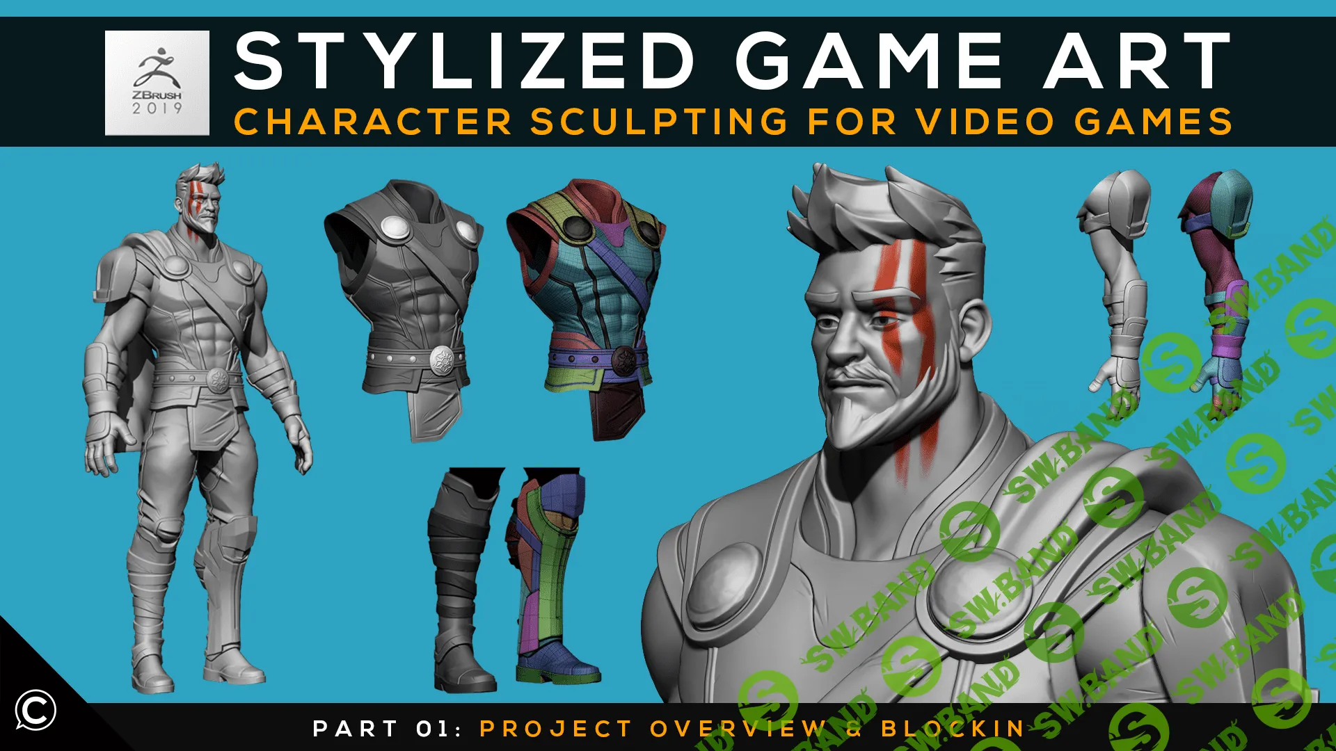 [Udemy] Stylized Game Art Character Sculpting for Video Games by Class Creatives