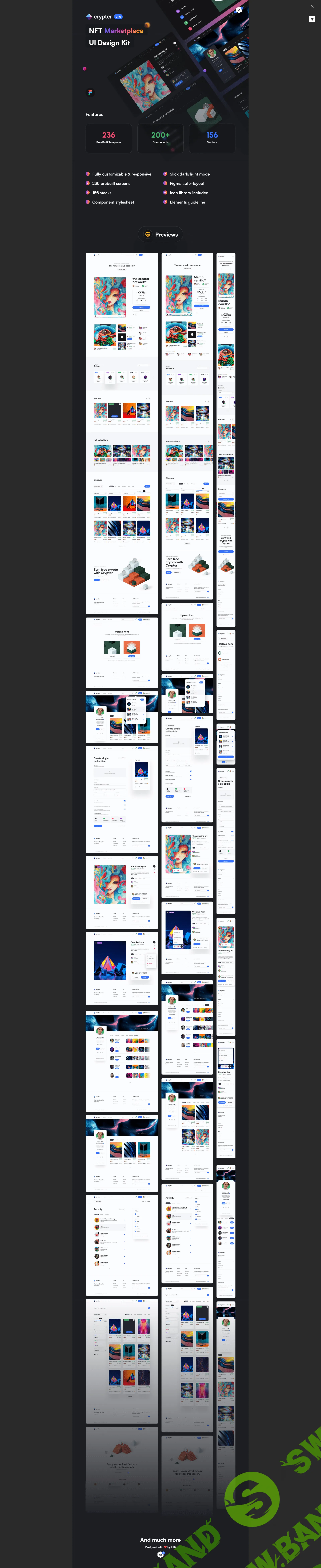 [UI8] Crypter - NFT Marketplace UI Kit